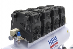 HBM 8-LE 200 Literes Professzionális Alacsony Zajszintű Kompresszor - Model 2 12