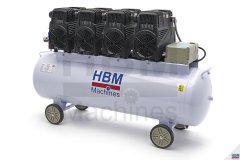 HBM 8-LE 200 Literes Professzionális Alacsony Zajszintű Kompresszor - Model 2 4