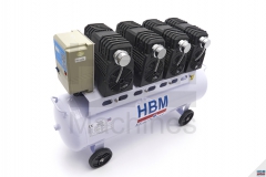 HBM 120 Literes Professzionális Alacsony Zajszintű Kompresszor – Model 2 3