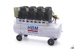 HBM 120 Literes Professzionális Alacsony Zajszintű Kompresszor – Model 2 5