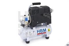 HBM 9 Literes Professzionális Alacsony Zajszintű Kompresszor 4