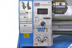 HBM 250 x 550 Profi Vario Eszterga Komplett 2 Tengelyes LCD DRO-val 11