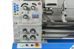 HBM 360 X 1000 Ipari Eszterga Komplett Nagy Főorsófurattal LCD DRO – 230 V 8