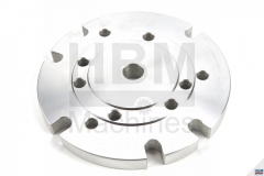 HBM Alumínium Felfogatótárcsa 100 és 125 mm-es Tokmányhoz DIN 6350 2