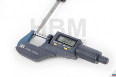 HBM Vízhatlan Digitális Mikrométer 0 – 25mm 2